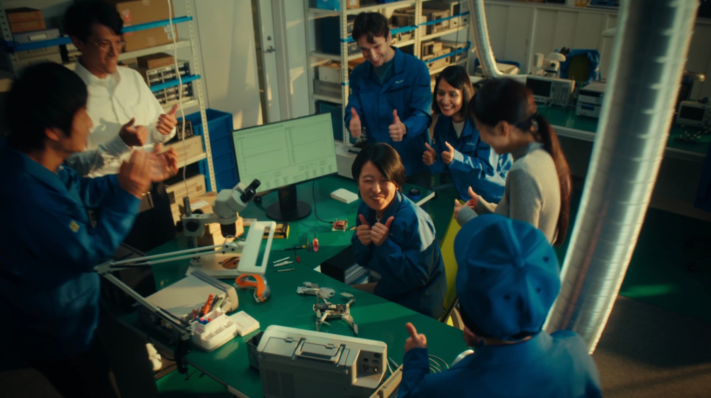 村田製作所 CM「Small is Dynamic MEMS慣性力センサ」篇